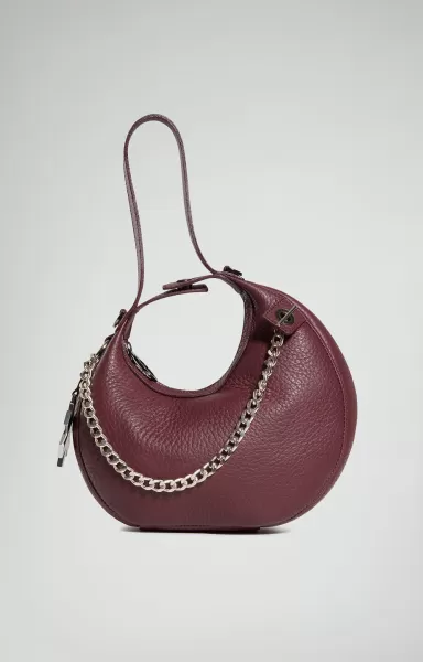 Frau Taschen Burgundi Bikkembergs Bkk Star Women's Leather Mini Bag