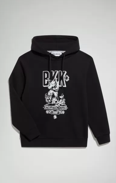 Jacken Kind Bikkembergs Black Boy's Sweatshirt With Cartoon Print